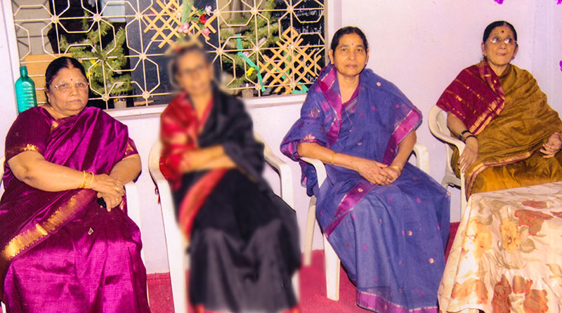 Smt. Vijaya Lakshmi Amma, Smt. Kusumamma & Smt. Sharadamma (In the order from left to right)